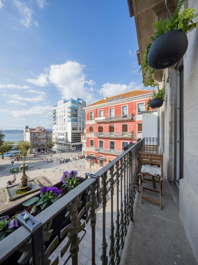 Refugio De Paz Y Encanto En El Corazon De Vigo Con Vistas Al Mar Bagian luar foto