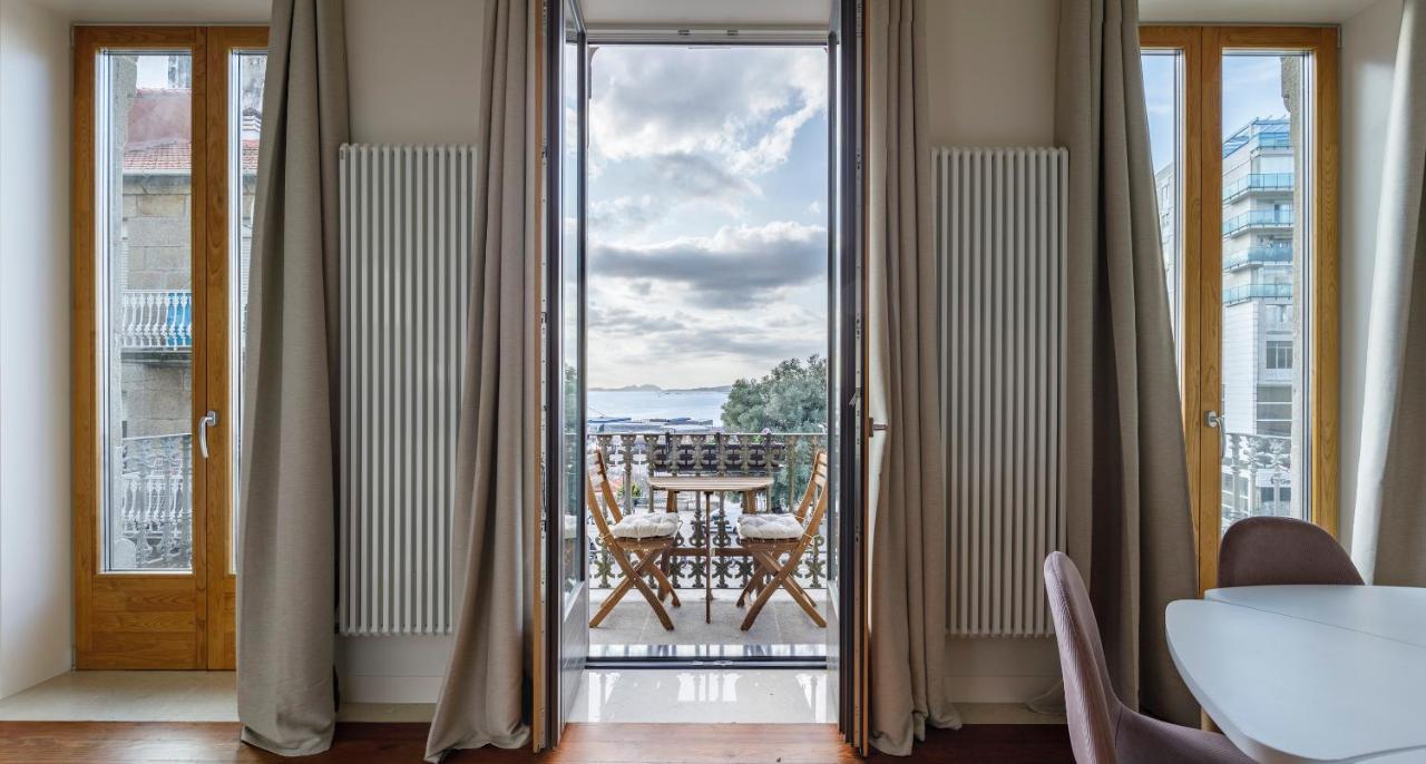 Refugio De Paz Y Encanto En El Corazon De Vigo Con Vistas Al Mar Bagian luar foto
